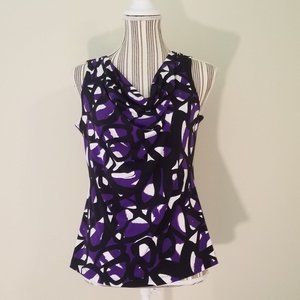 Calvin Klein Cowl Neck Sleeveless Blouse